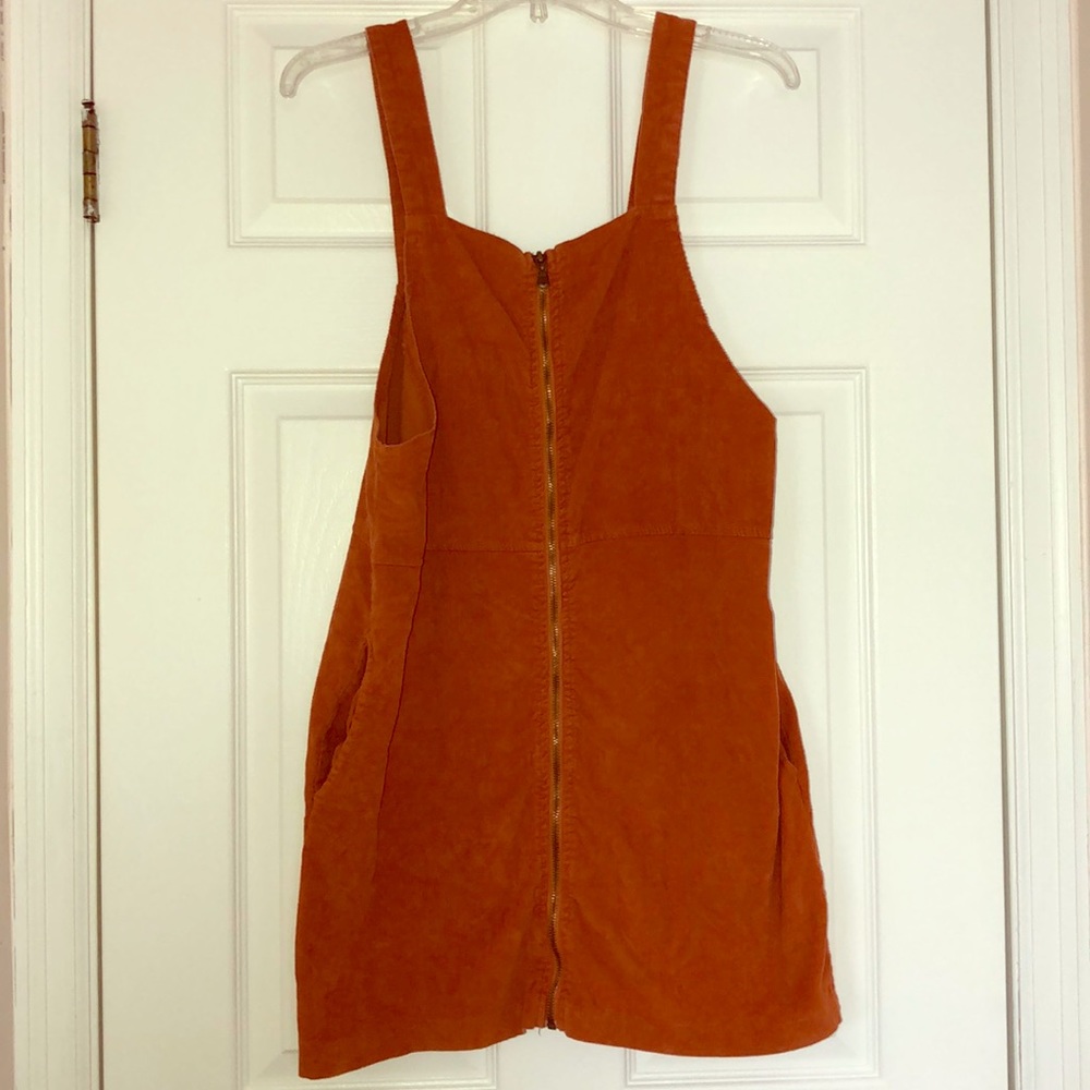 Burnt sienna corduroy jumper